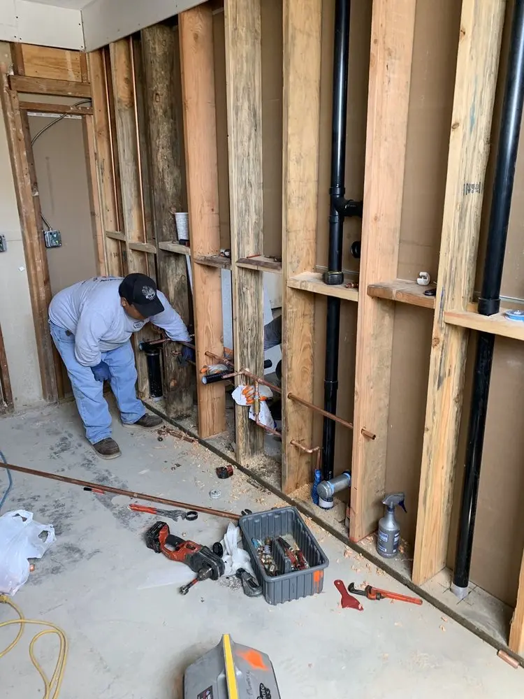 Commercial rough-in plumbing for Trenchless Sewer Repair in Villas